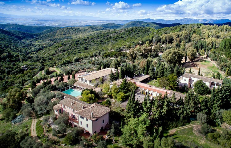 Aerial view of Borgo Paradiso